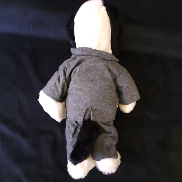 Vintage Snoopy Peanuts Plush Toy 1968 20” Tall W/ Business Suit Tie & Chain Rare - Picture 11 of 15
